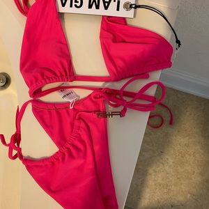 Pink iamgia bikini set